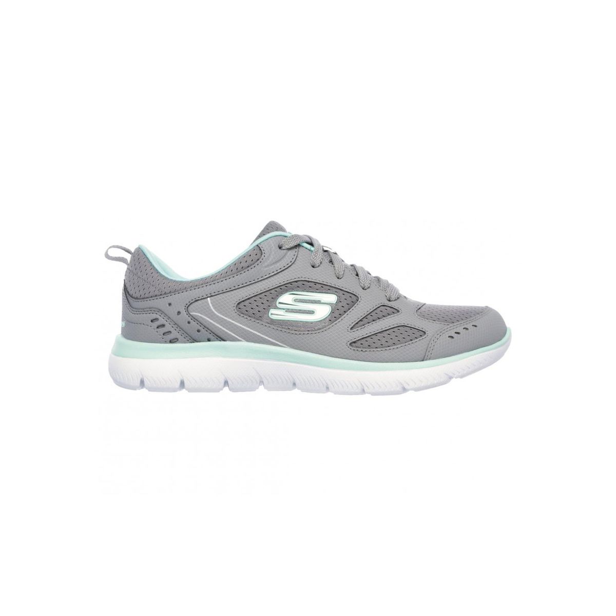 SKECHERS - Zapatillas Mujer Summits Suited Gris TQ Skechers