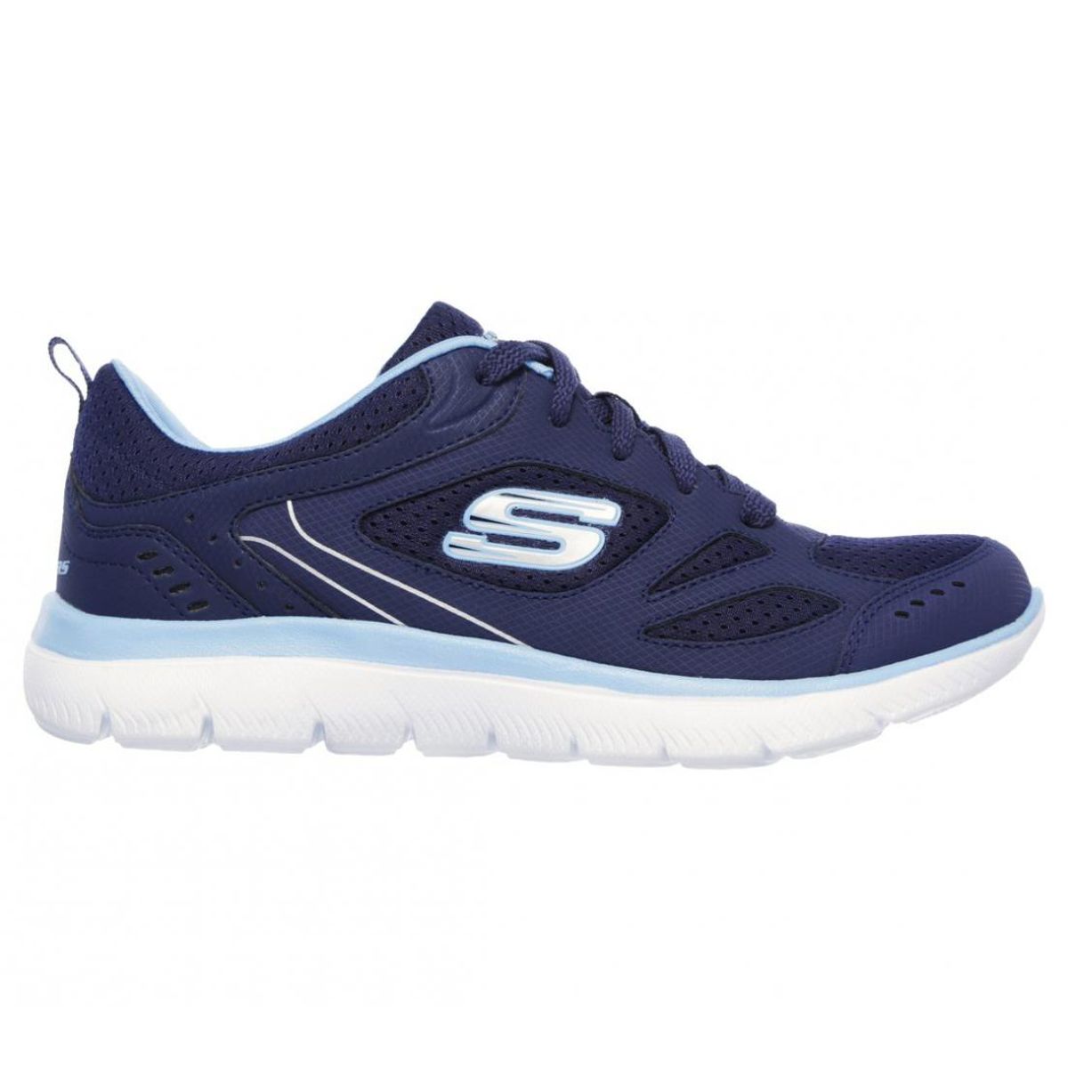 SKECHERS - Zapatillas Mujer Summits Suited Azul BL Skechers