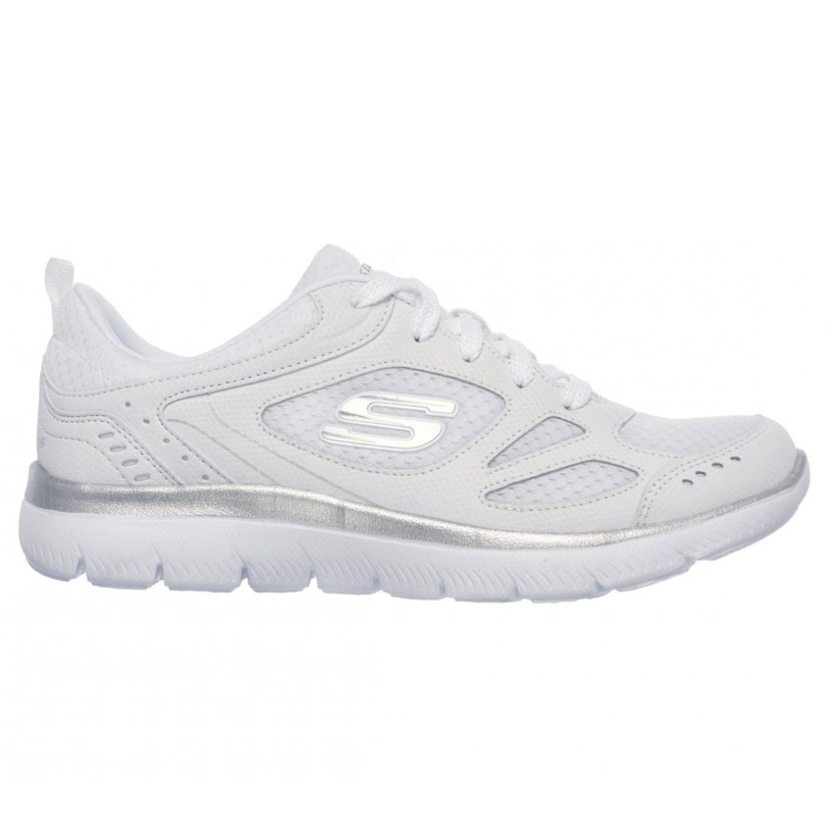 SKECHERS - Zapatillas Mujer Summits Suited Blanco SL Skechers