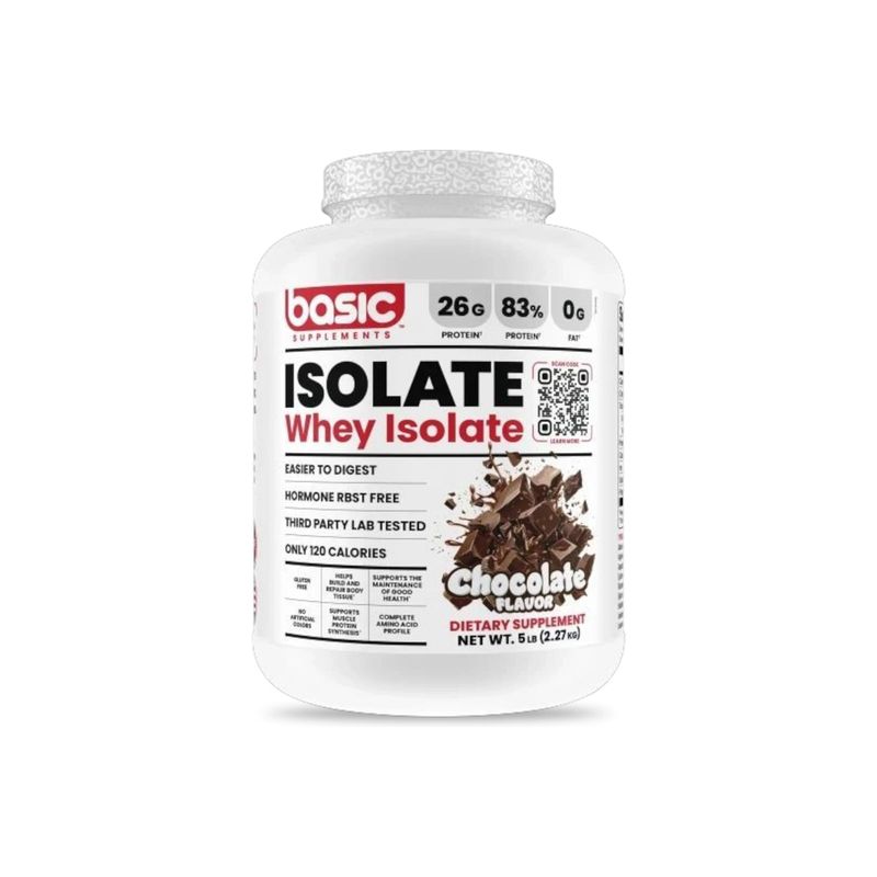GENERICO - PROTEINA WHEY ISOLATE 5LBS  CHOCOLATE  - BASIC