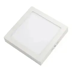 DETODOYMAS - Pack 10 Foco Panel Plafón Led 18w Sobrepuesto Cuadrado Frio - Blanco