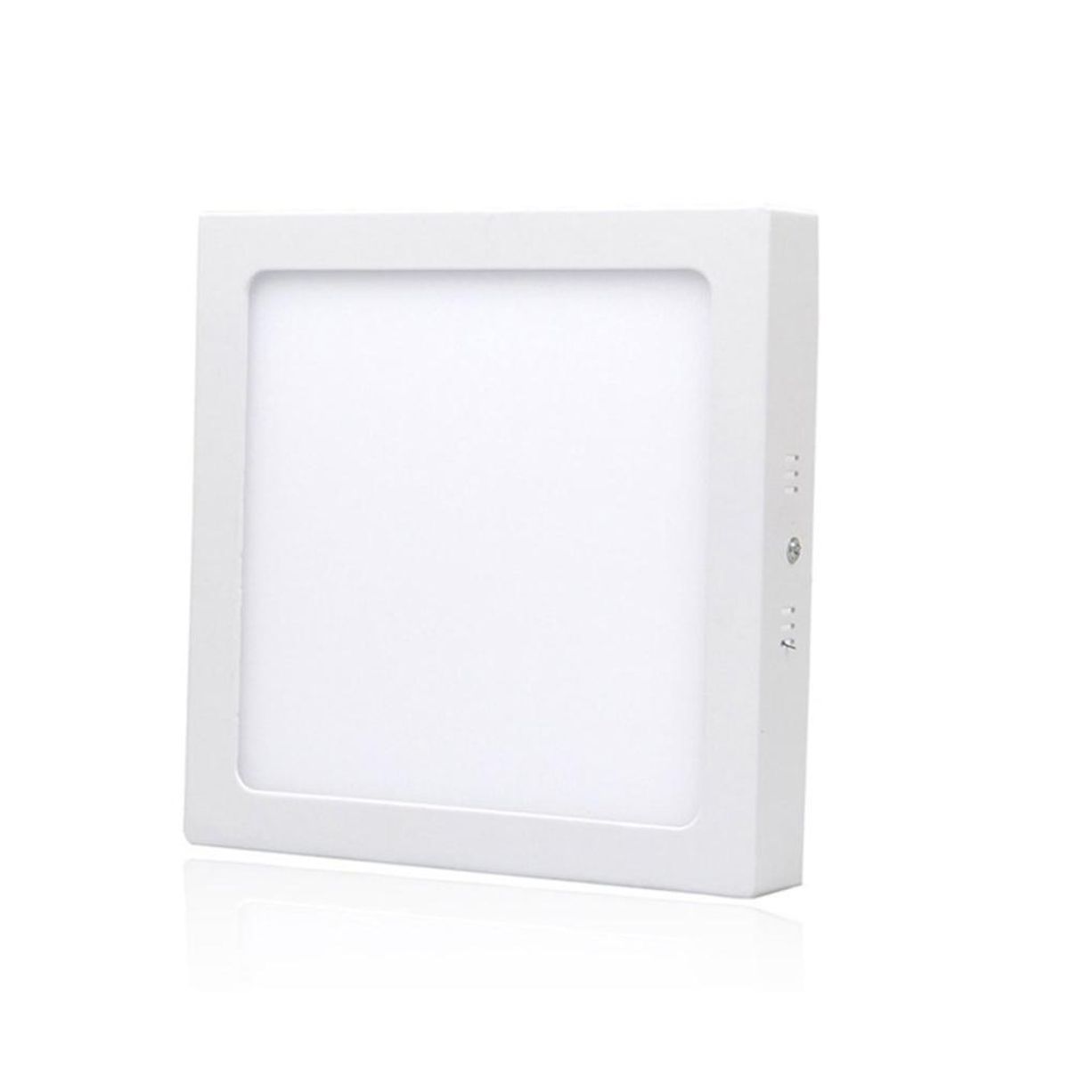 DETODOYMAS - Pack 10 Foco Panel Plafón Led 18w Sobrepuesto Cuadrado Frio - Blanco