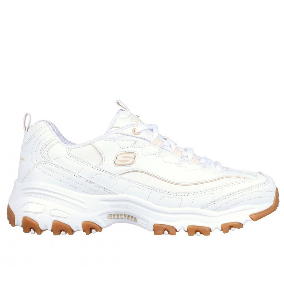 SKECHERS - Zapatillas Mujer Dlites Good Neutral Blanco HT Skechers