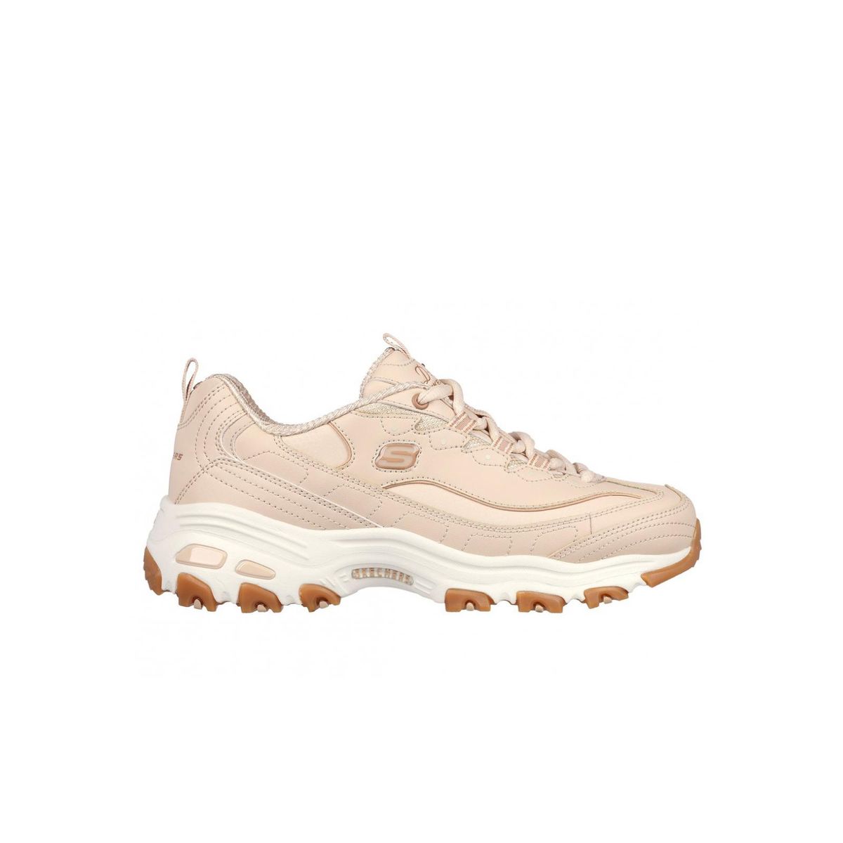 SKECHERS - Zapatillas Mujer DLites Good Neutral Beige Skechers