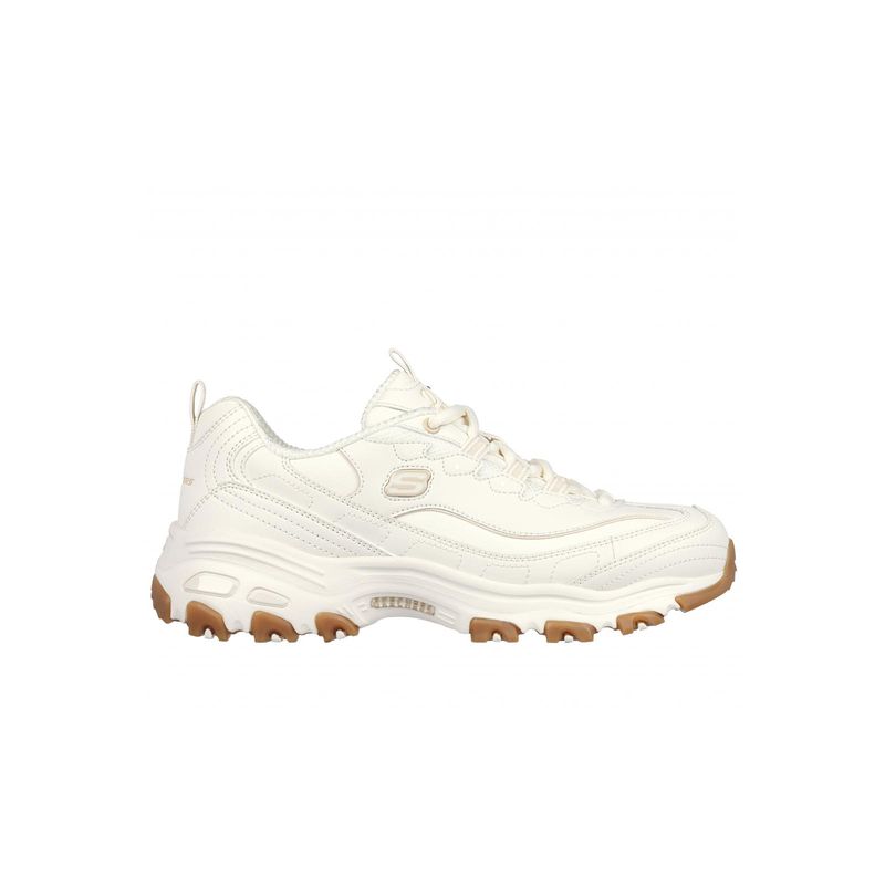 SKECHERS - Zapatillas Mujer Dlites Good Neutral Blanca WT Skechers