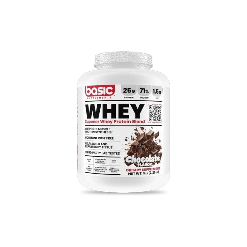 GENERICO - PROTEINA WHEY 5LBS 64 SERVICIOS CHOCOLATE  - BASIC