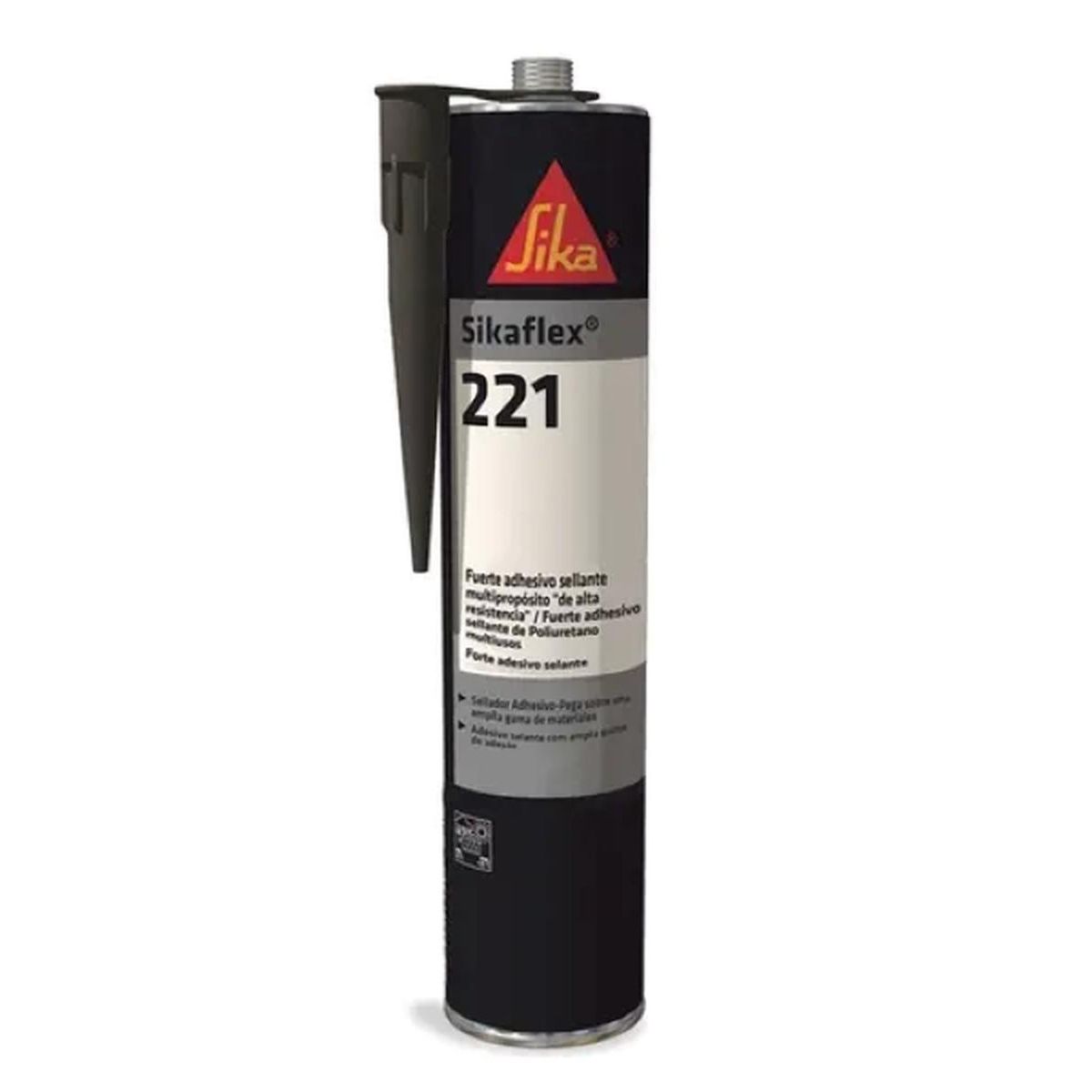 SIKA - Sikaflex 221 Sellador Adhesivo Multipropósito 300ml Negro