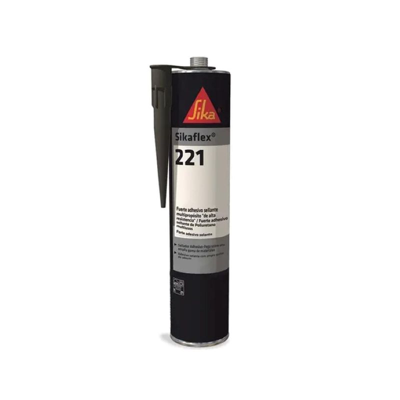 SIKA - Sikaflex 221 Sellador Adhesivo Multipropósito 300ml Negro
