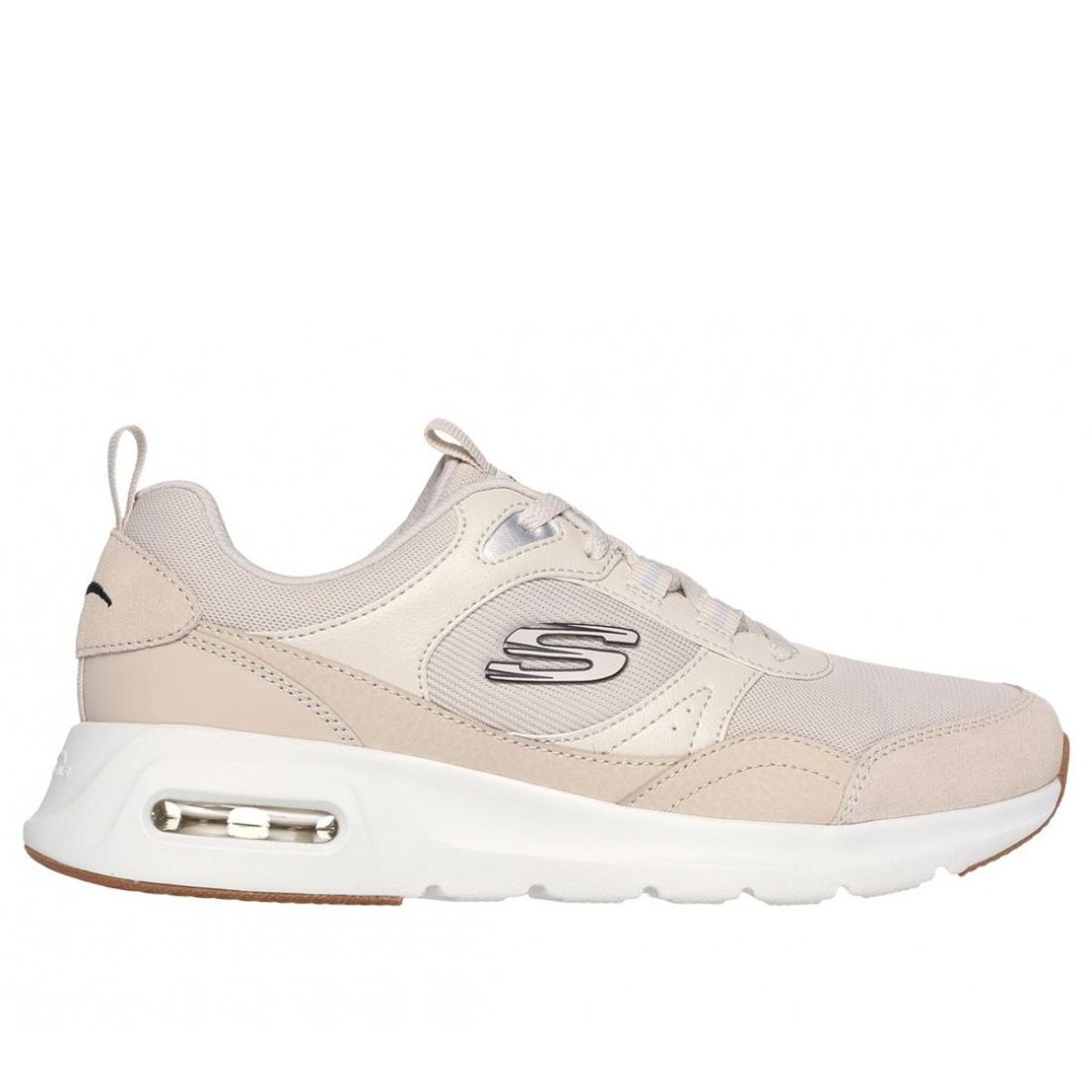 SKECHERS - Zapatillas Mujer Skech-Air Court Beige BK Skechers