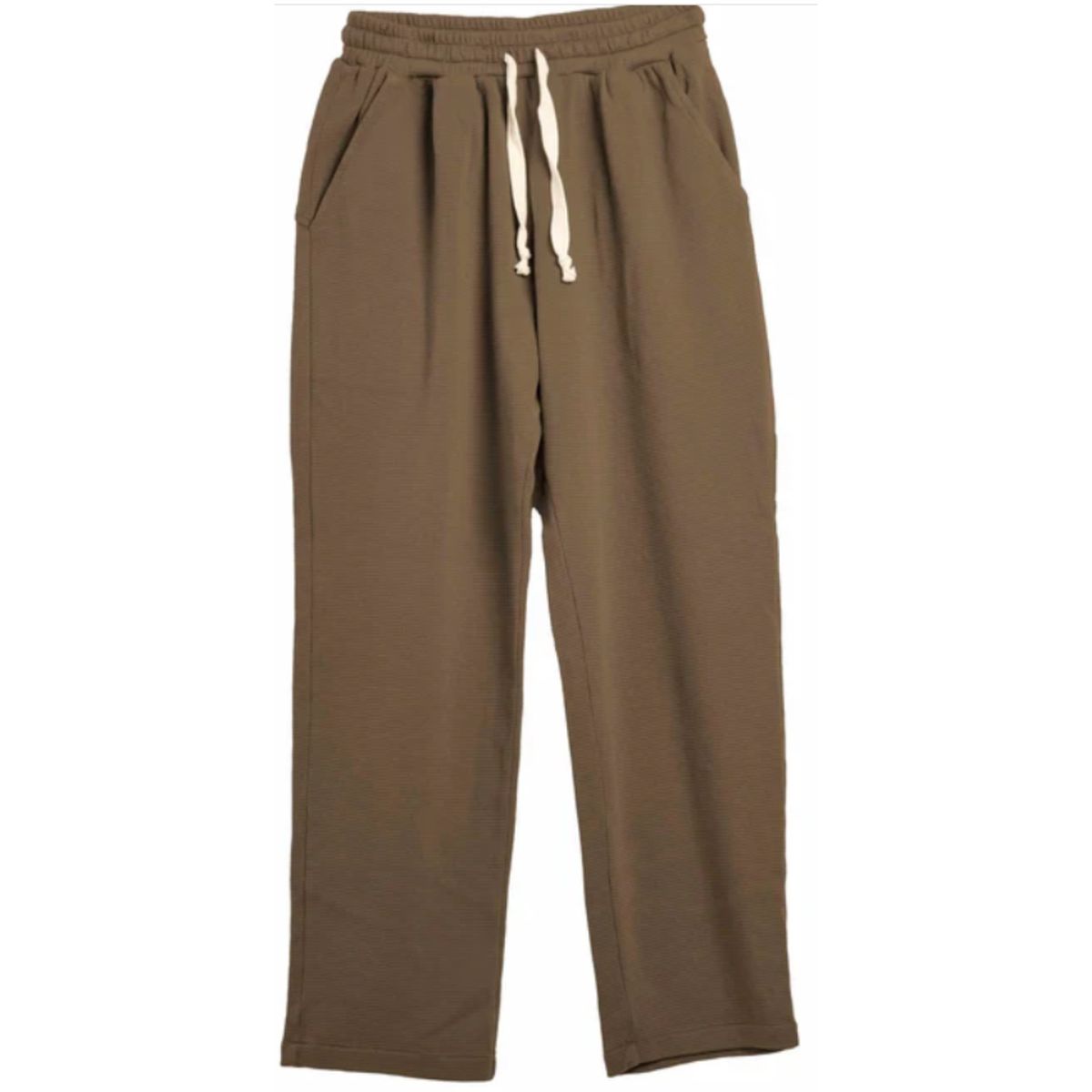 LIKE SHOP - Pantalón Mujer Recto Casual Primavera Verano Algodón Tiro Alto 318