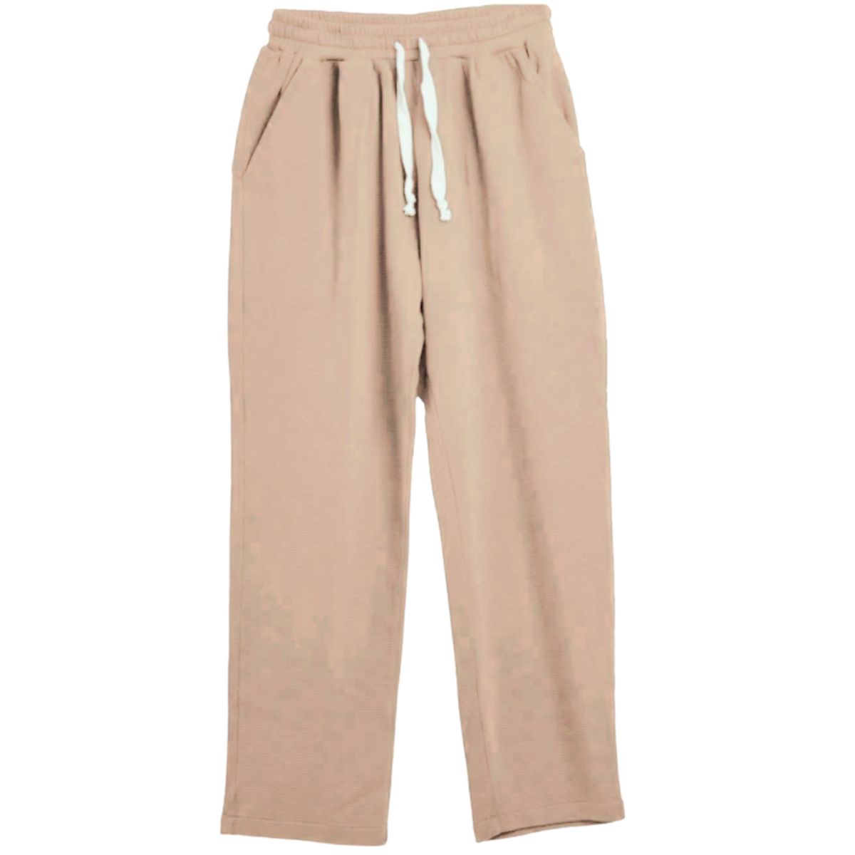 LIKE SHOP - Pantalón Mujer Recto Casual Primavera Verano Algodón Tiro Alto 318
