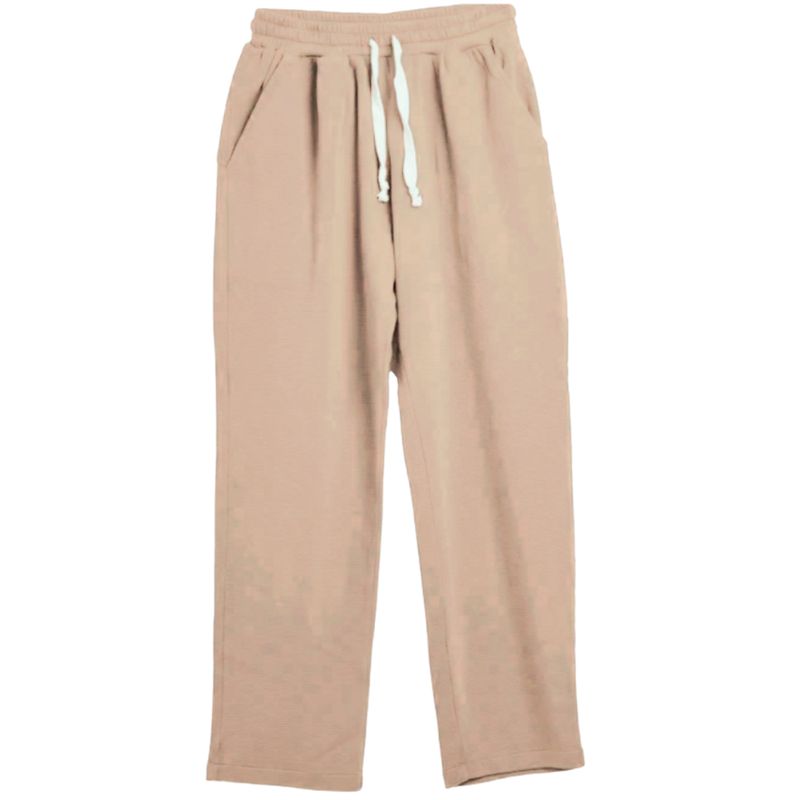 MPROPIA - Pantalón Mujer Recto Casual Primavera Verano Algodón Tiro Alto 318