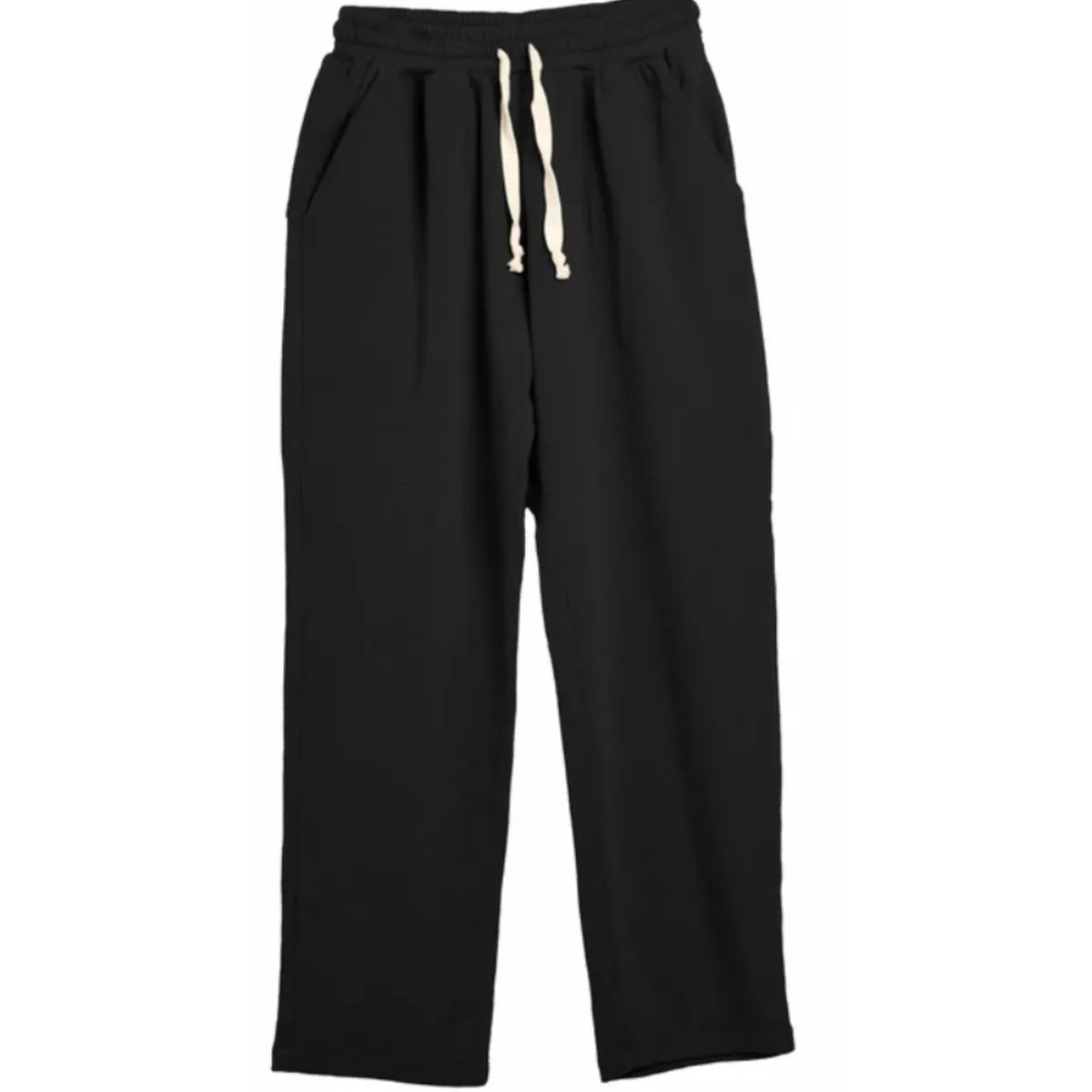 LIKE SHOP - Pantalón Mujer Recto Casual Primavera Verano Algodón Tiro Alto 318