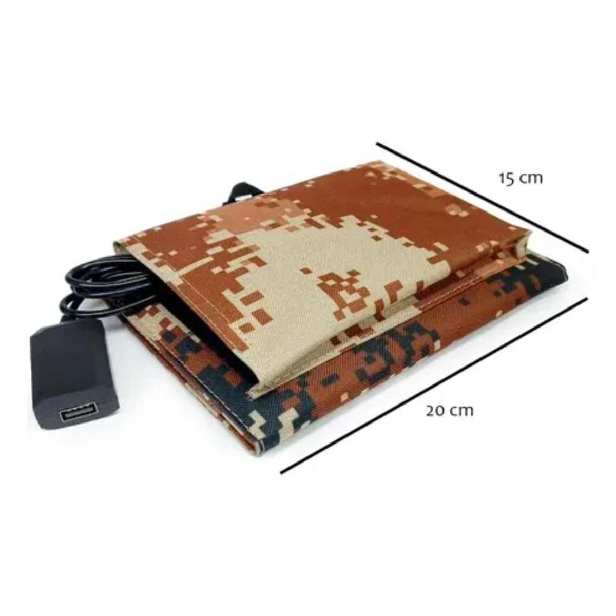 GENERICO - Cargador Portátil Plegable Solar 7w Con Enchufe Usb