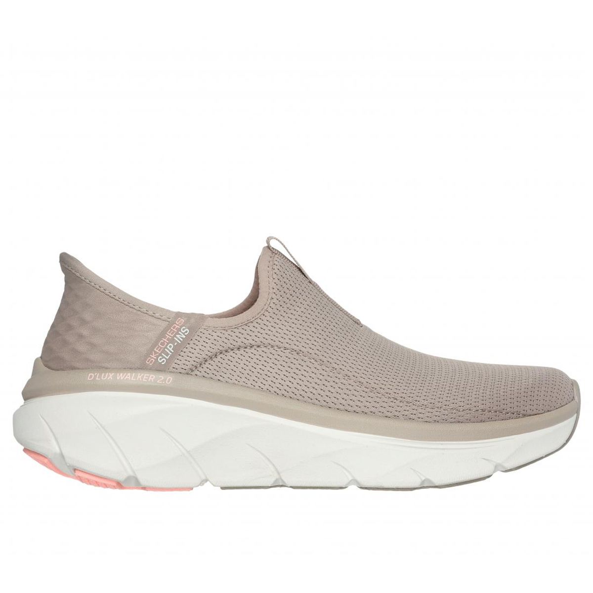SKECHERS - Zapatillas Mujer Slip-ins Dlux Walker 20 HP Beige Skechers