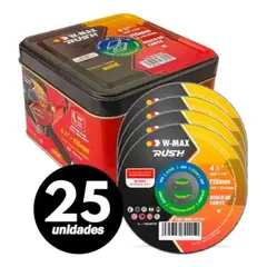 WURTH - Disco Corte Inox/metal 4 1/2 Pack De 25 Unidades