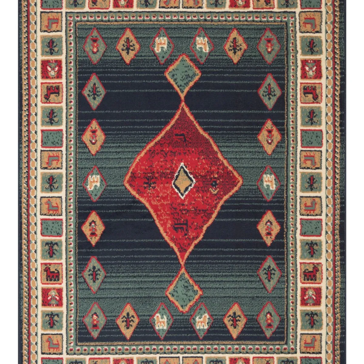 CANNON - Alfombra Zinnia Negro 133x180