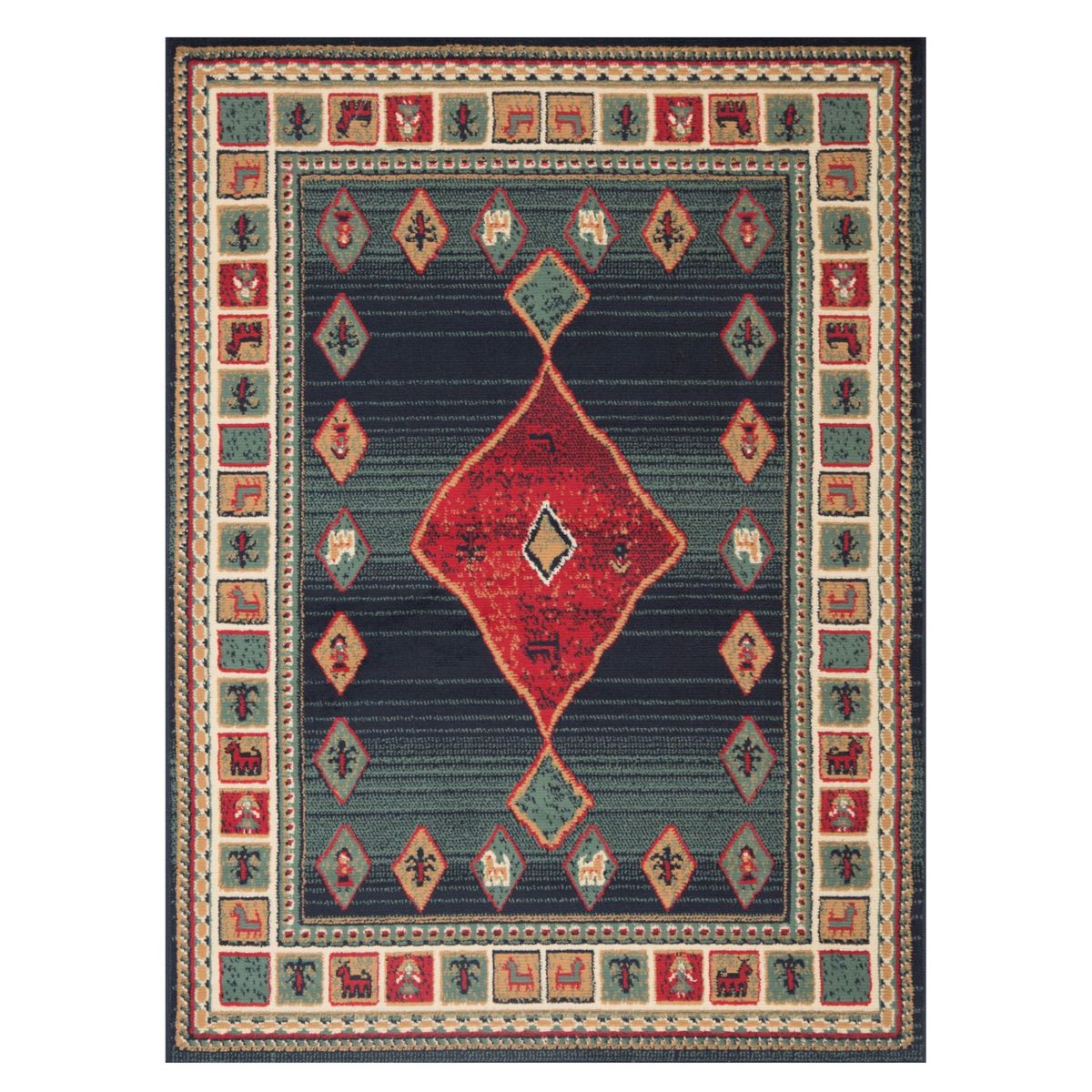 CANNON - Alfombra Zinnia Negro 133x180