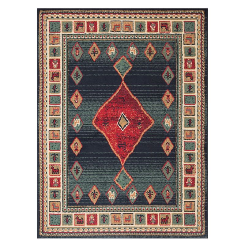 CANNON - Alfombra Zinnia Negro 133x180
