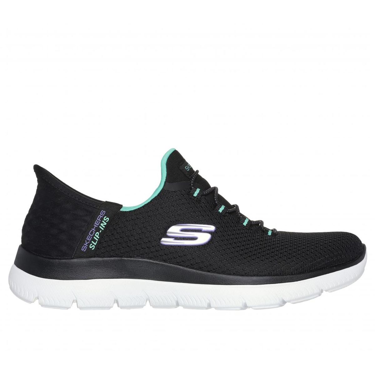 SKECHERS - Zapatillas Mujer SlipinsSummitsDiamondDream Negro TQ Skechers