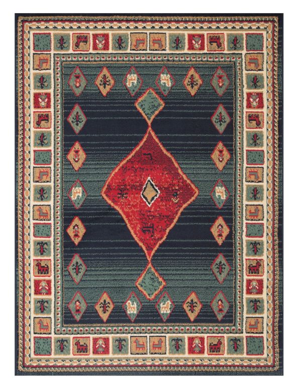 Alfombra Zinnia Negro 150x200