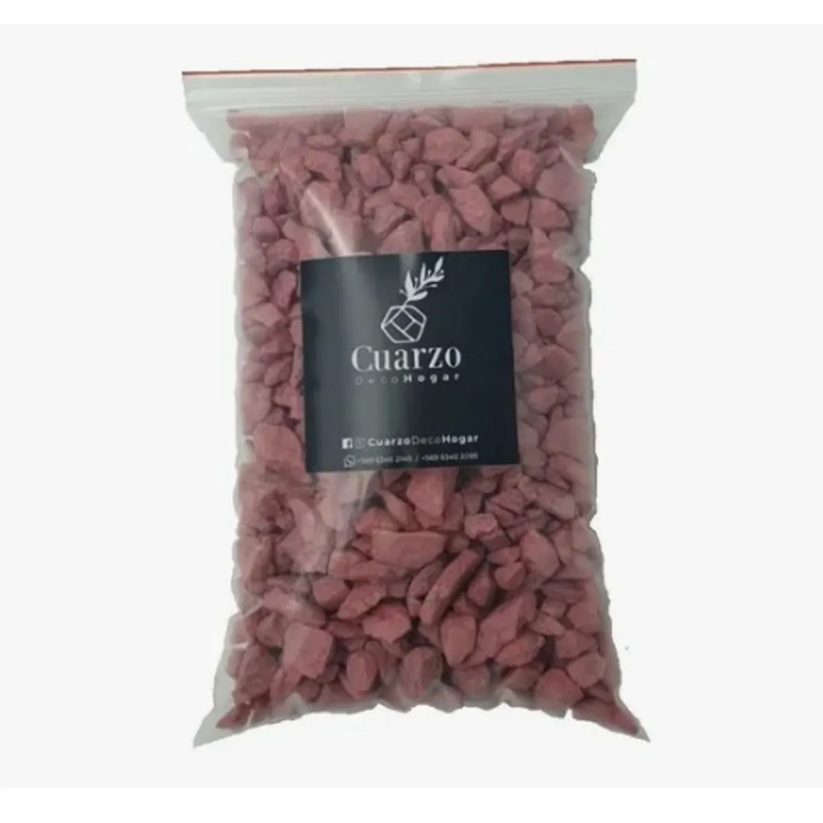 GENERICO - Cuarzo Tamaño Garbanzo Color Palo Rosa 1KG