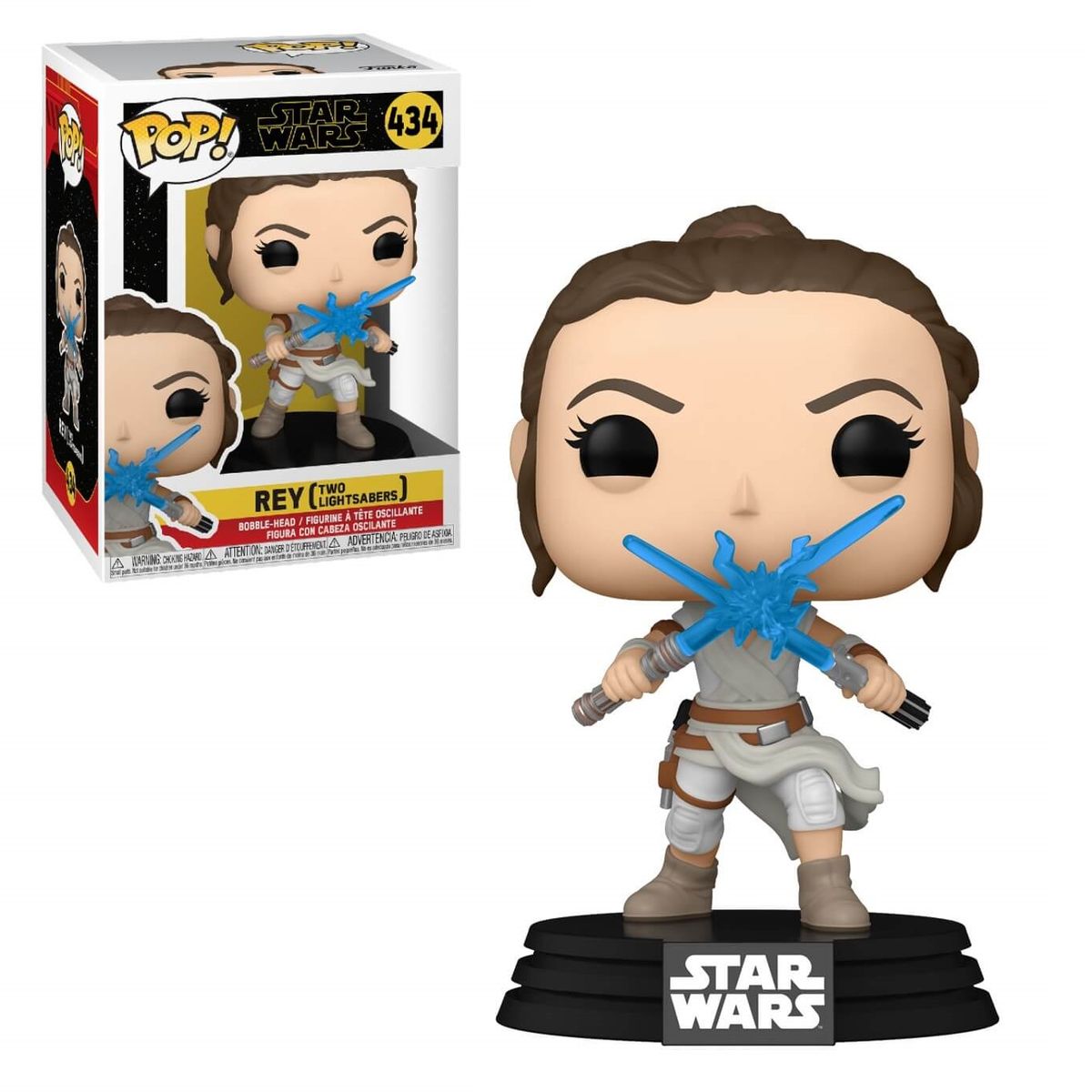 FUNKO - FUNKO POP! Star Wars - Rey Two Light Sabers 434