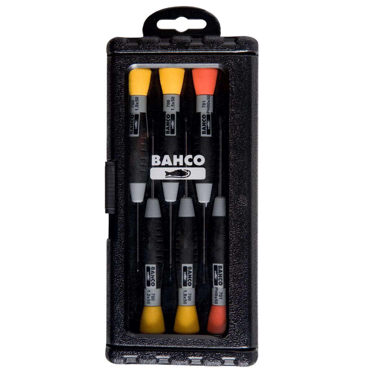 BAHCO - Juego de Destornilladores Precisión de 6 piezas Bahco 706-2