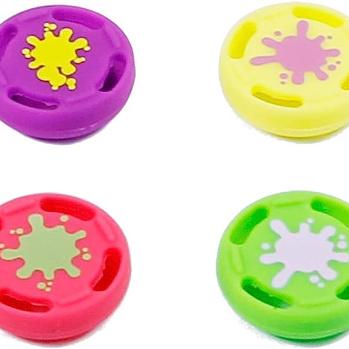 GENERICO - X4 Splatoon Grips Silicon Nintendo Switch Pro Xbox Playstation