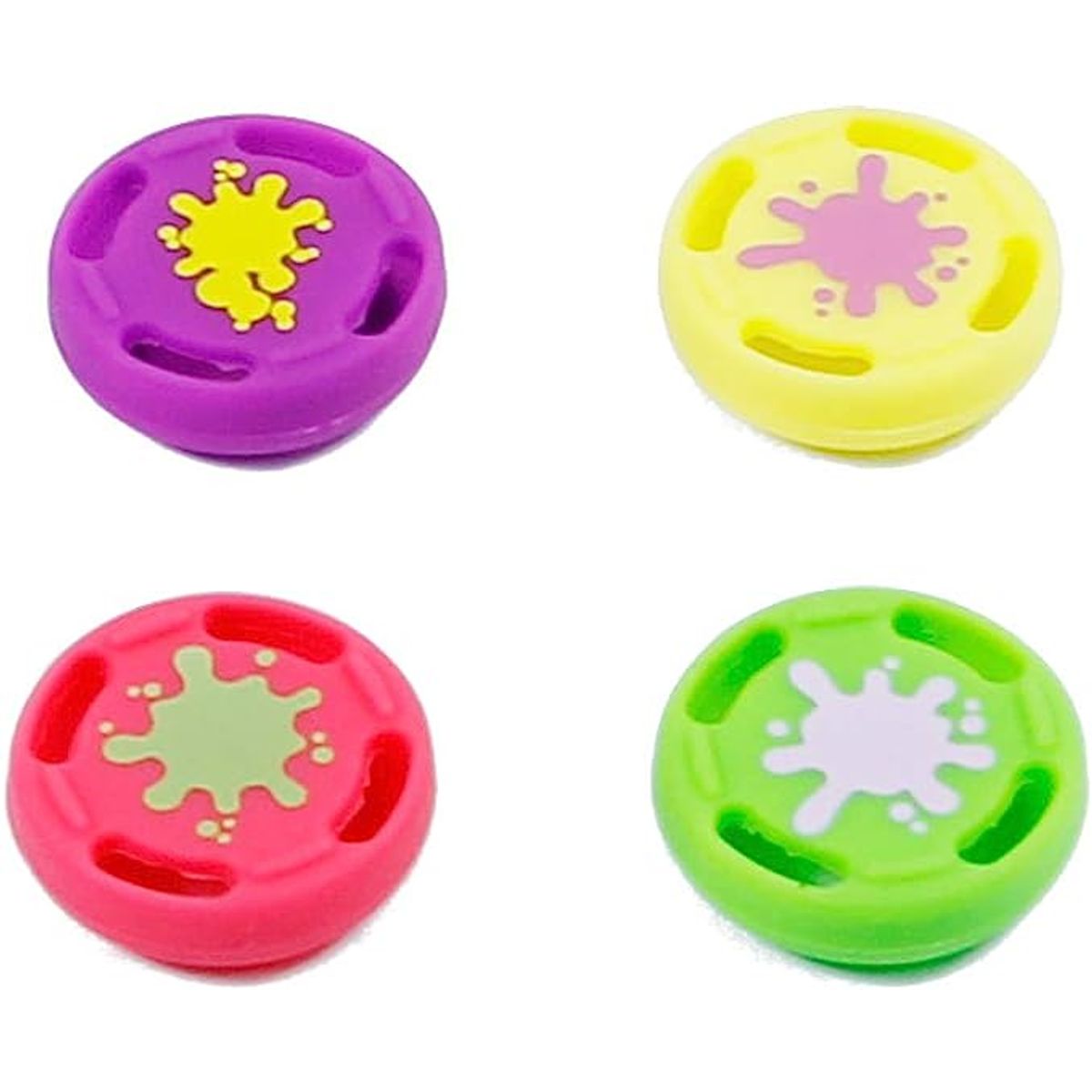 GENERICO - X4 Splatoon Grips Silicon Nintendo Switch Pro Xbox Playstation