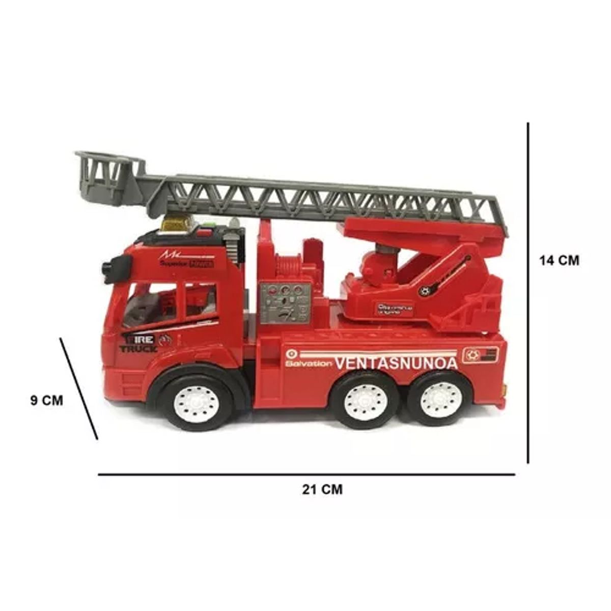 GENERICO - Camión de bomberos con sirenas luz y sonido