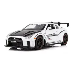 GENERICO - Nissan GTR R35 blanco escala 132 coleccionable