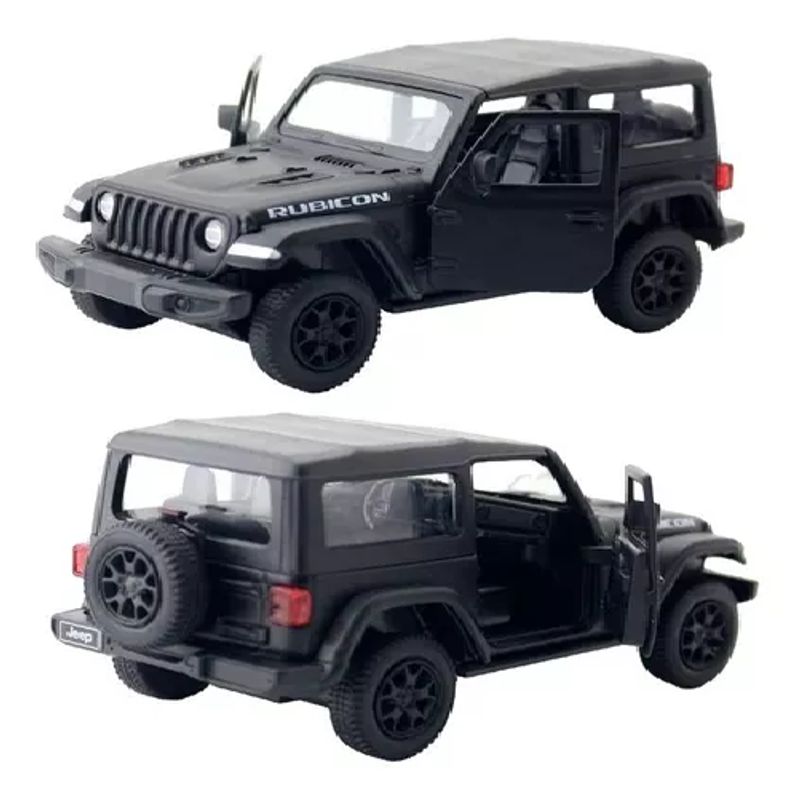 GENERICO - Jeep Wrangler Rubicon negro escala 136
