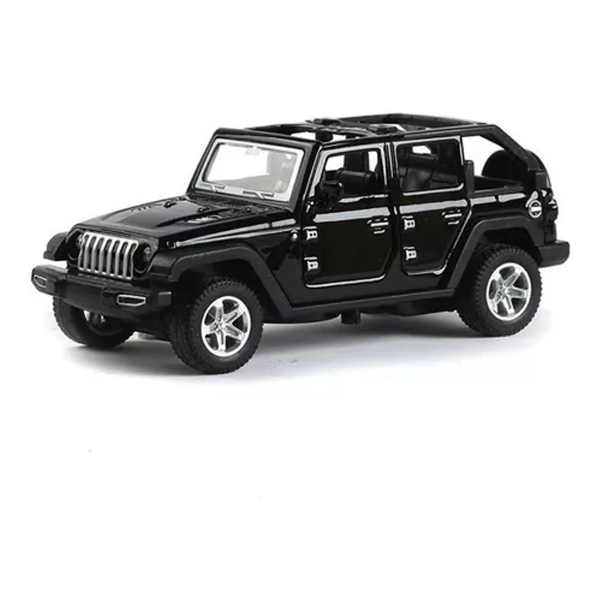 GENERICO - Jeep Wrangler Rubicon negro todo terreno convertible