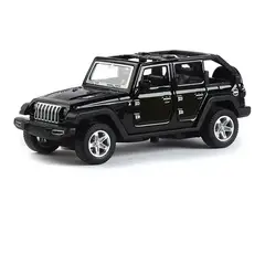 GENERICO - Jeep Wrangler Rubicon negro todo terreno convertible