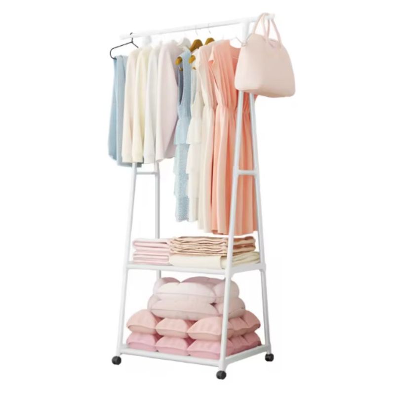 GENERICO - Perchero Organizador Colgador de Ropa con Ruedas Triangular