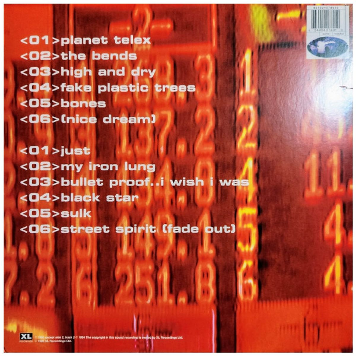 HITWAY MUSIC - RADIOHEAD - THE BENDS - VINILO