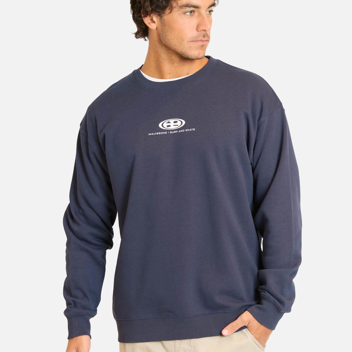 MAUI AND SONS - Poleron CR Costavia Azul Hombre Maui And Sons - Azul