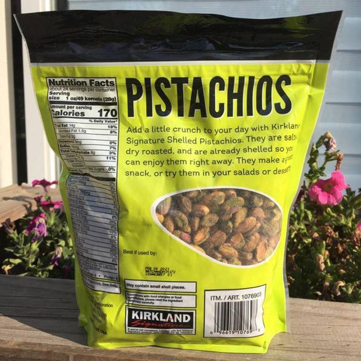 KIRKLAND - Pistachos Salados Kirkland 680 grs