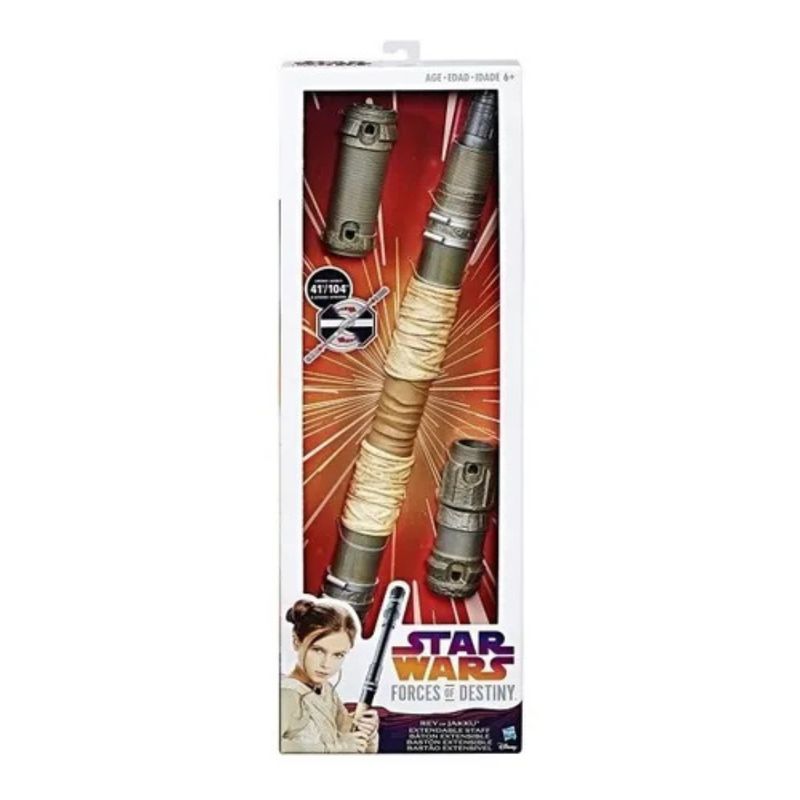 HASBRO - BASTÓN EXTENSIBLE REY DE JAKKU STAR WARS FORCES OF DESTINY