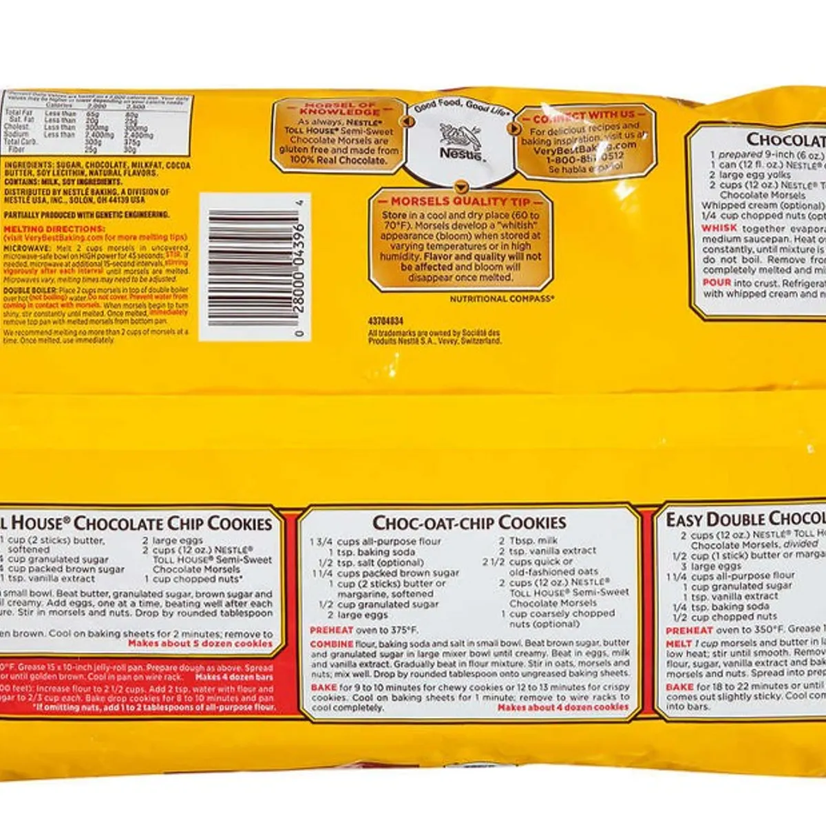 NESTLE - Chips Chocolate Semi Dulce Nestle 2.04 kg