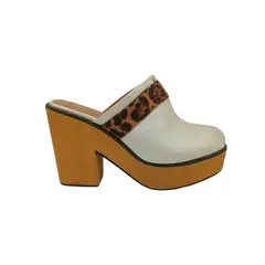 HERIEL - Zapato Blanco Plataforma Mujer