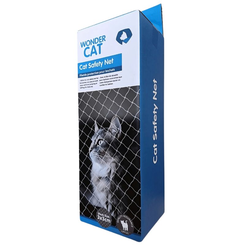 GENERICO - Malla de Seguridad para Ventanas Para Gatos S Wonder Cat