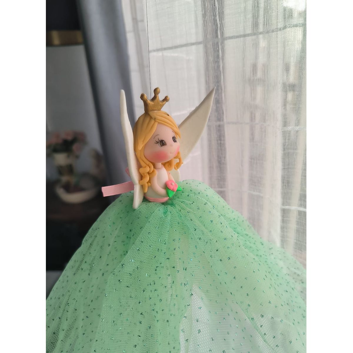 DECORACION CREATIVA - Movil Hada Decorativa Menta Rubia