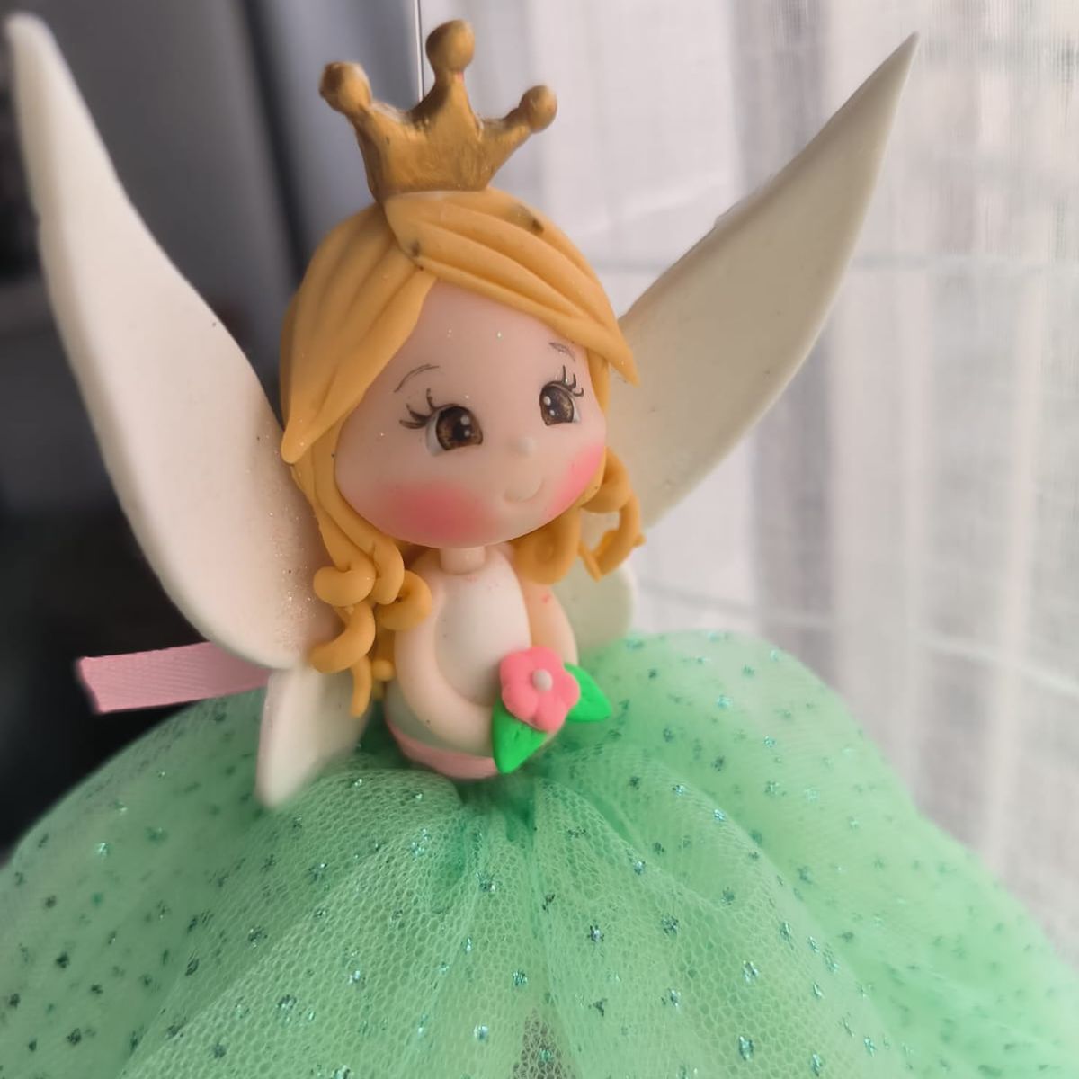 DECORACION CREATIVA - Movil Hada Decorativa Menta Rubia