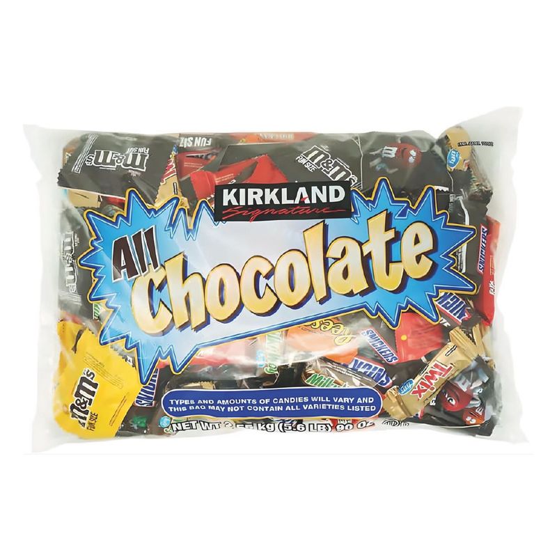 KIRKLAND - Chocolates Surtidos Bolsa 150 un Kirkland 2,55 kg