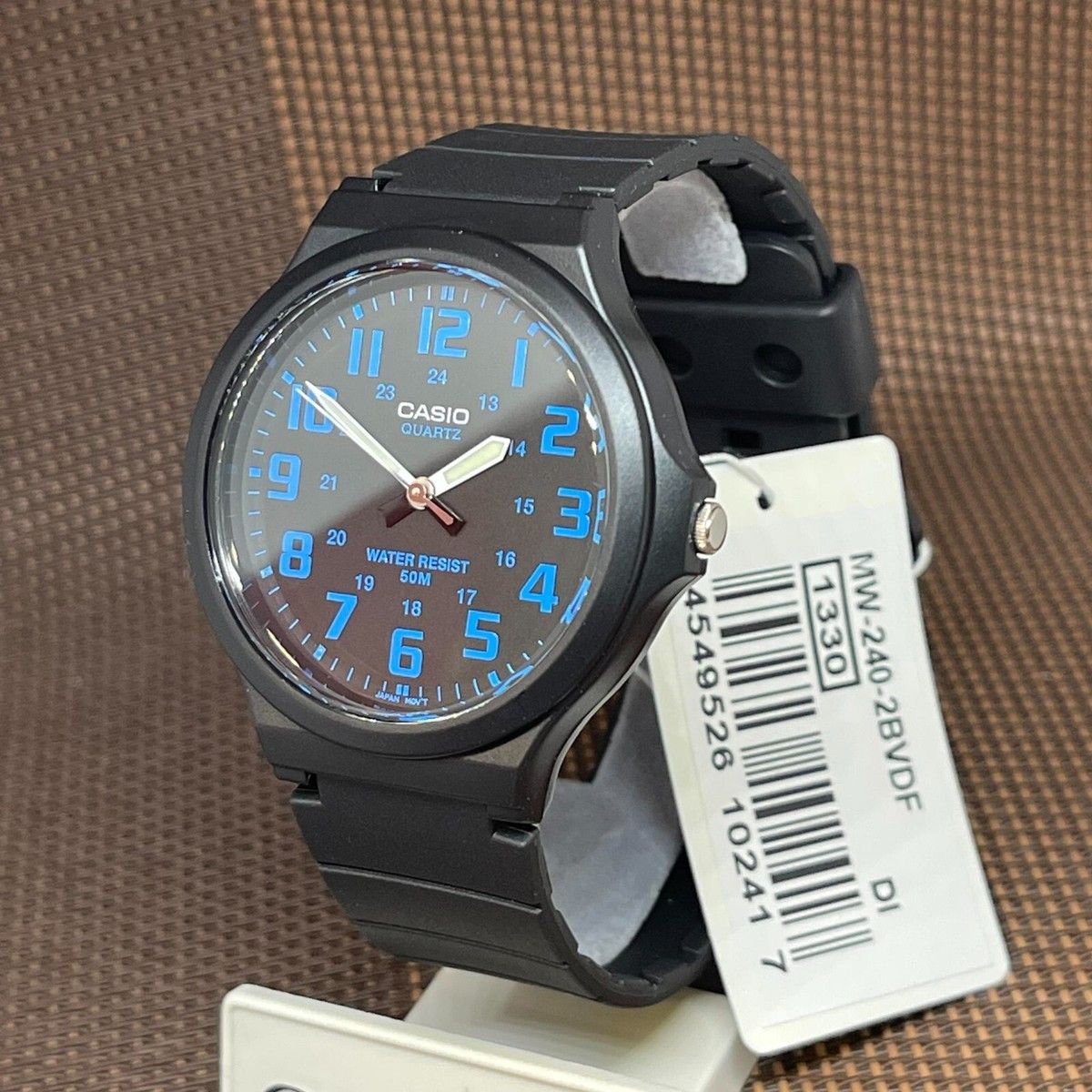 CASIO - RELOJ CASIO MW240-2B HOMBRE ANALOGO RESINA