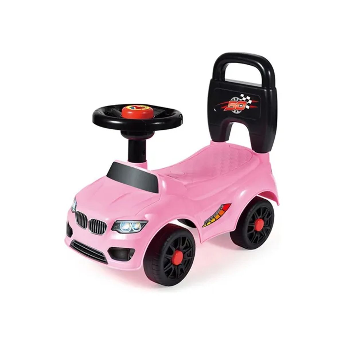 GENERICO - Correpasillos auto andador infantil sonido rosado