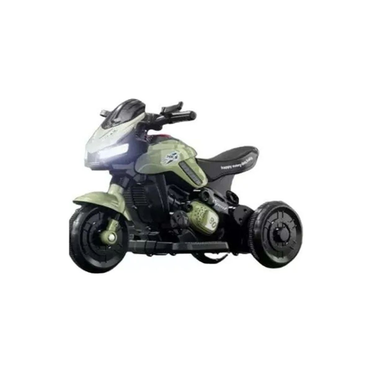 GENERICO - Moto cochecito juguete niños color verde