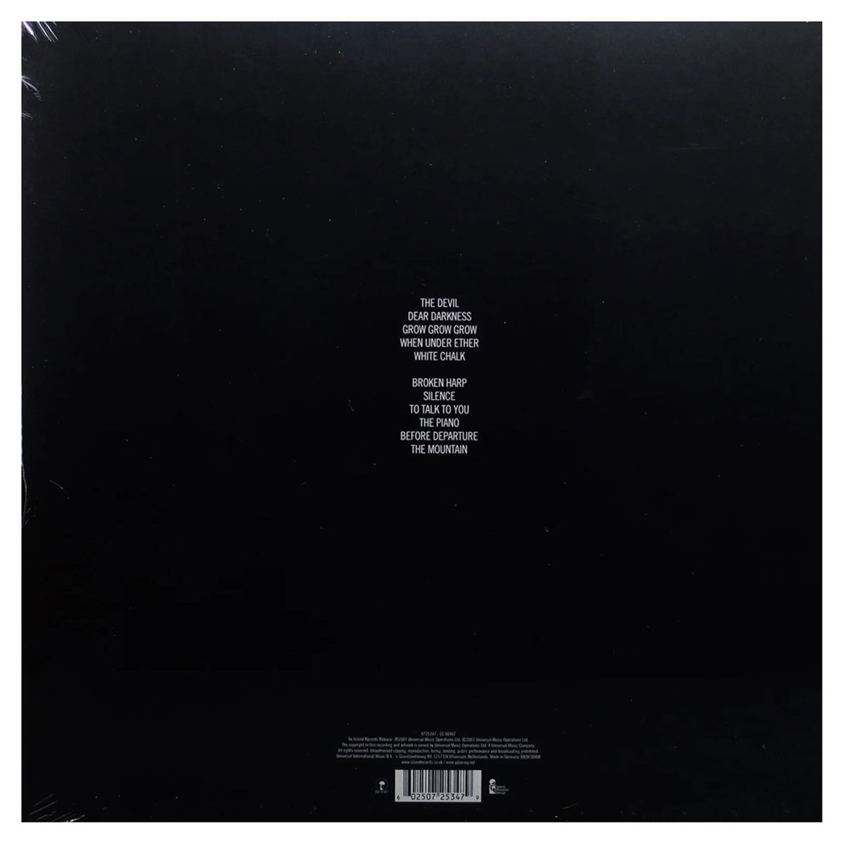 ISLAND - PJ Harvey -White Chalk- Vinilo